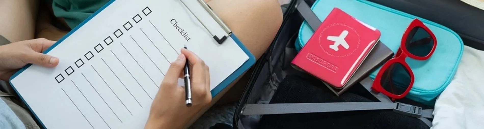 Air Travel Checklist for Travel from the UK