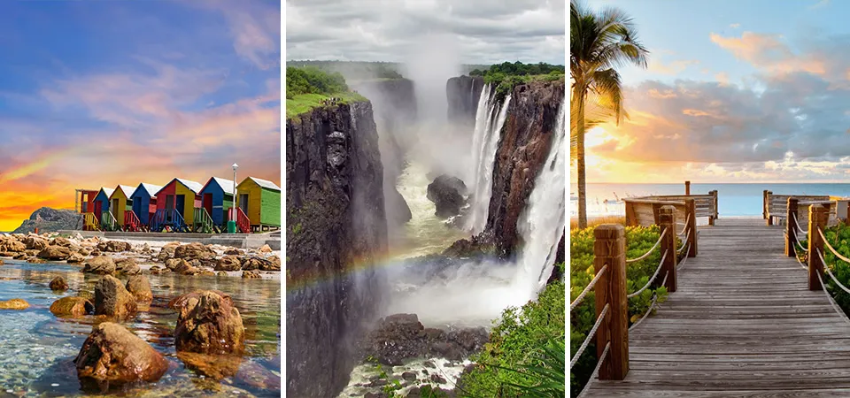 Fly to a nearby country for cheaper flights to Zimbabwe.