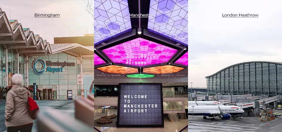 UK Airports That Fly to Zimbabwe